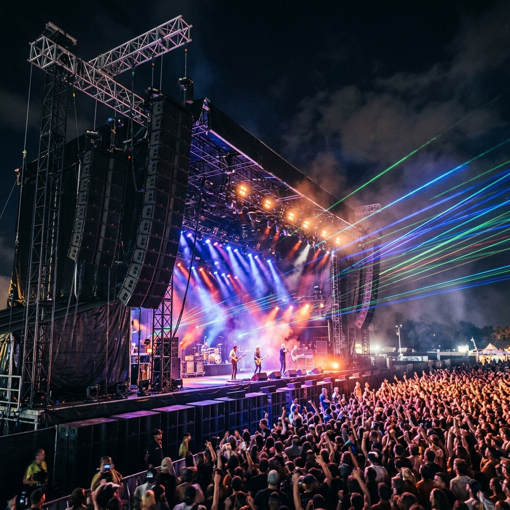 Setup Festival — Sistema de sonido para grandes eventos